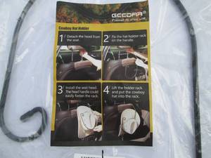 Lot of (3) hat holders that attach ...