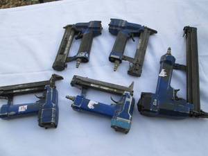 Box of assorted Pneumatic air naile...
