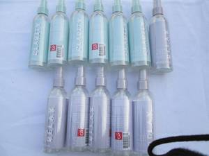 Several bottles of Clarity yoga mat...