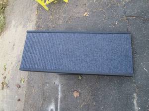 Metal framed and carpeted collapsib...