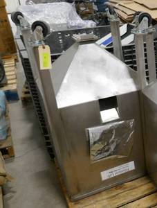 lot 10 image: Material Hopper 24 inch square, 37 inches tall