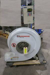 lot 31 image: Kongskilde blower TRL30 with 3hp motor