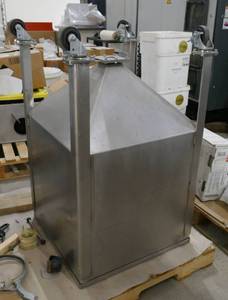 lot 51 image: Material Hopper 24 inch square, 37 inches tall
