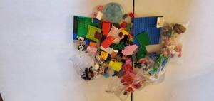LOT OF MOSTLY LEGOS SOME SHOPKINS DUPLO MEGA BLOCKS