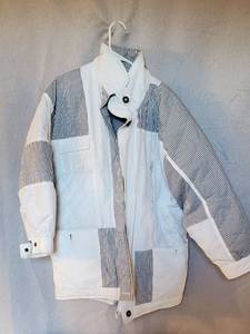 CLOTHING MIDWEST COMPANY MENS JACKET WHITE SIZE LARGE