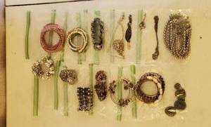 LOT OF RANDOM JEWELRY MOSTLY BRACELETS A FEW NECKLACES