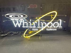 lot 25 image: Whirlpool neon sign