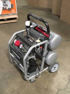 Husky 4.5 Gal. Portable Electric-Powered Silent Air Compressor - Open Box - Review all pictures