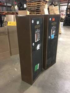 Mix lot of 2 Combat Series Gun safes, No Keys, Customer Returns - Review all pictures