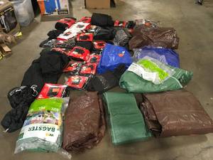 Mix lot of Tot Covers, Grill Covers- Customer Returns  Review all pictures