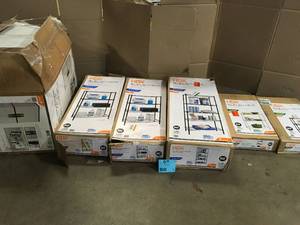 Mix Lot of HDX Storage Shelves and Units - Customer Returns - Review all pictures