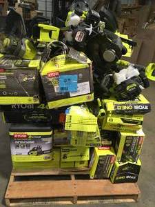 Mix Lot of Ryobi Trimmers, Hedge Trimmers, Blowers- May contain missing pcs- review all pictures