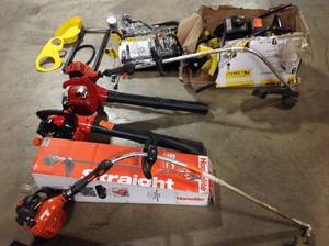 Lot of assorted Outdoor Tools various Brands models and conditions customer returns see pictures