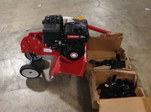 Troy Bilt Colt 24 in. 208 cc OHV Engine Front Tine Forward Rotating Gas Garden Tiller open box damaged see pictures