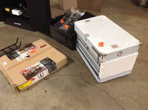 Lot of assorted garage items some damaged see pictures