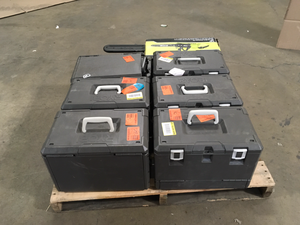 Lot of assorted Ryobi Chainsaws various models and conditions customer returns see pictures