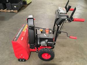 Powersmart 24 in. 2-Stage Electric Start Gas Snow Blower with LED Light