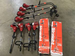 Lot of assorted Homelite weed eaters various models and conditions customer returns see pictures