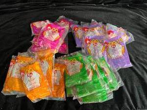lot 3 image: McDonalds Ty Teenie Beanies - Freckles, Antsy, Smoochy and Spunky & More
