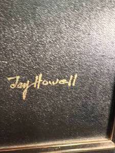 lot 44 image: Retro 80s Style Jay Howell Painting Signed
