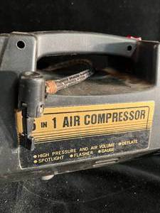 lot 56 image: 5 in 1 Air Compressor and Battery Cables