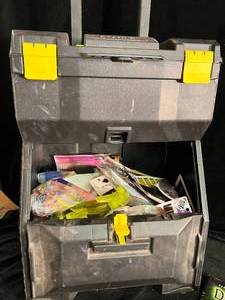 lot 63 image: Face Paint, Hair Sprays and More in Rolling Case