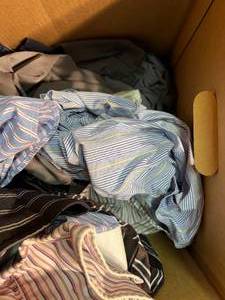 lot 191 image: Lot of Mens Dress Shirts and Pants