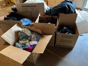 lot 188 image: Large Lot of 6 Boxes All Womens Clothes