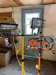lot 128 image: 2 Adjustable Work Lamps