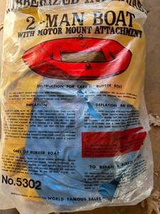 lot 122 image: 2 Man Inflatable Boat