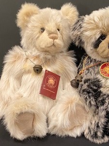 lot 91 image: Charlie Bear Higgins, Charlie Bear Basil and Charlie Bear Mabel