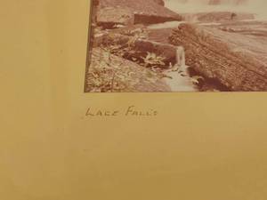 lot 193 image: Lace Falls Framed Photograph By Paul R. Jones