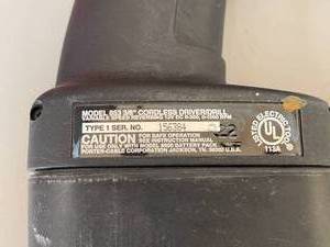 lot 234 image: Porter Cable Cordless Driver  Drill With Charger Model 853