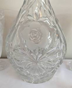 lot 72 image: Vintage Crystal Decanter and Glass Set