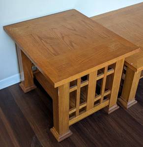 lot 14 image: Coffee and Matching Side Tables