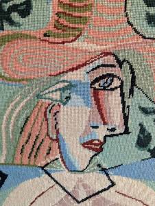 lot 116 image: Framed Picasso Needlepoint