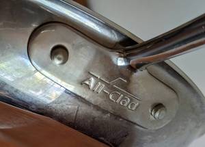 lot 130 image: All Clad Covered Skillet
