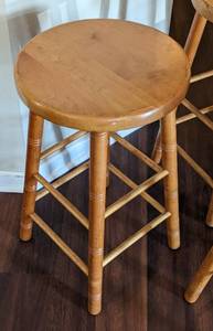 lot 139 image: Four Oak Stools