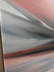 lot 18A image: Framed Abstract Acrylic Painting by Roy Schallenberg