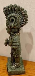 lot 255 image: Vintage Aztec Statue