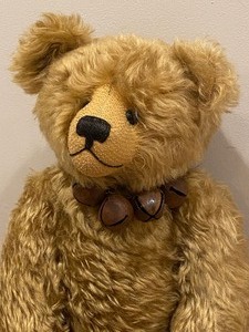 lot 223A image: Adorable Artisan Created Mohair Jointed Teddybear