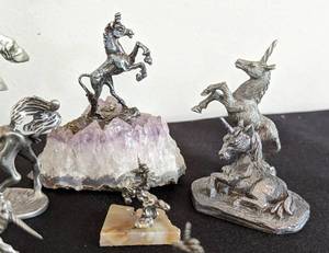 lot 169 image: Assorted Miniature Unicorn Figurines