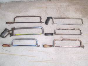 Lot of hack saws...