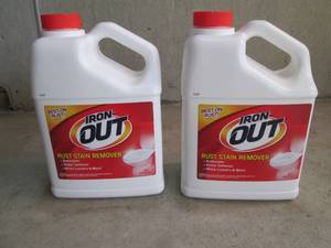 2 9.5 pound bottles of iron out pow...