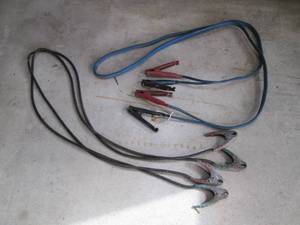 2 sets of jumper cables...
