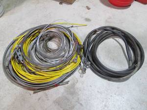Lot of wire, cable and hose...