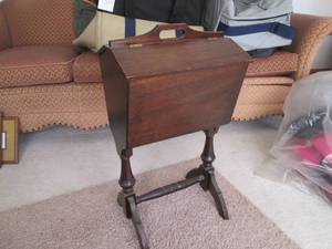 Wood sewing cabinet...