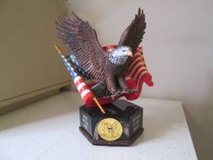 Patriotic eagle figure...