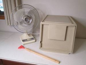 Plastic file, fan and back scratche...