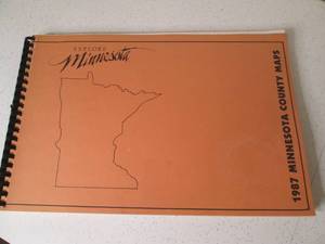 1987 Minnesota county map book...